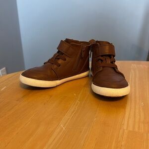 Boys wonder nation brown dress shoes